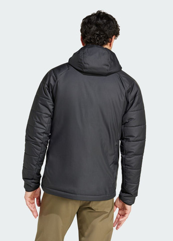 Чорна демісезонна куртка terrex multi synthetic insulated hooded adidas