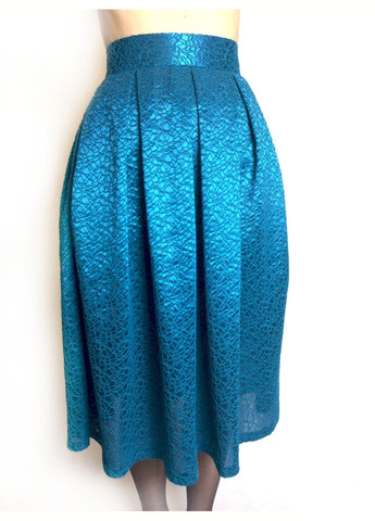 Спідниця жіноча міді в складку з кишенями Ю93 2 Льва (342415127)