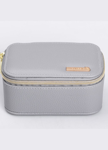 Ящик для украшений на молнии 13х9х6 см, серый Yiwu (324069993)
