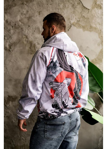 Комбинированная демисезонная анорак мужской на подкладке не утепленный весна за капюшоном мужская одежда No Brand