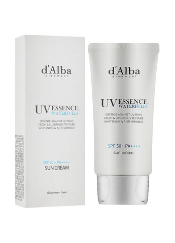 Солнцезащитная эссенция – крем Waterfull Essence Sunscreen SPF 50+Pa+++ 50 мл (8809222847101) D'ALBA (349754592)