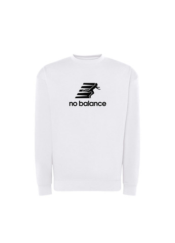 Белый свитшот с принтом "no balance". с юмором про new balance (10994653812) ТiШОТКА (365436008)