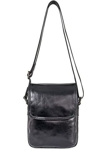 Мужская сумка Vintage кожаная через плечо для документов черная (sku_14470) No Brand (328922141)