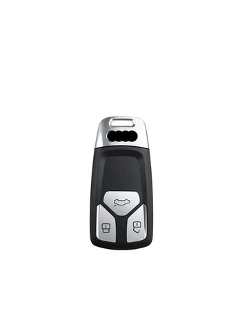 Чехол ключа +хромированная окантовка (3 кнопки) TPU Audi (369611657)