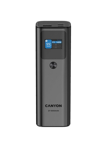 Powerbank 27000mAh PB2010 TFT PD140W Dark Grey (CNE-CPB2010DG) Canyon (314848168)