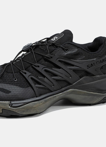 Чорні Осінні кросівки чоловічі salomon xt pu.re advanced black | соломон адванцет чорні No Brand