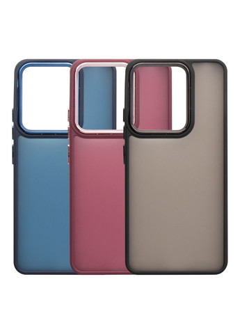 Чехол TPU+PC Space II Color Matte для Цвет Bordo No Brand Xiaomi Poco X6 Pro 5G (336939645)