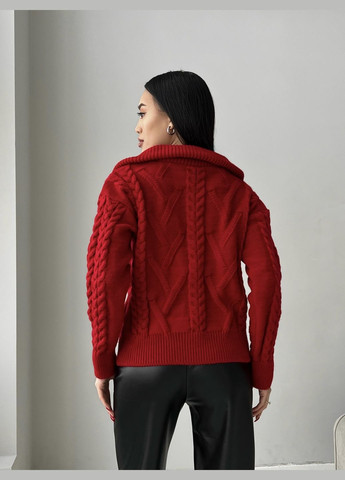 Красный демисезонный свитер Larionoff