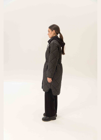 Чорне демісезонне Пальто Чорний Демісезон Повсякденний Alberto Bini