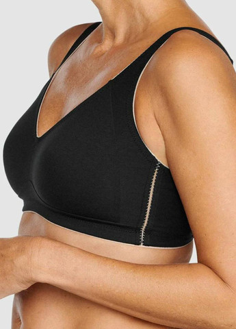 Чорний бюстгальтер Naturana