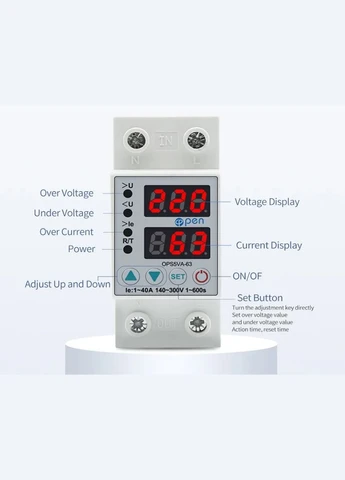 Реле напряжения отсекатель напряжения 60А OPS5VA60 Bodasan (302798432)