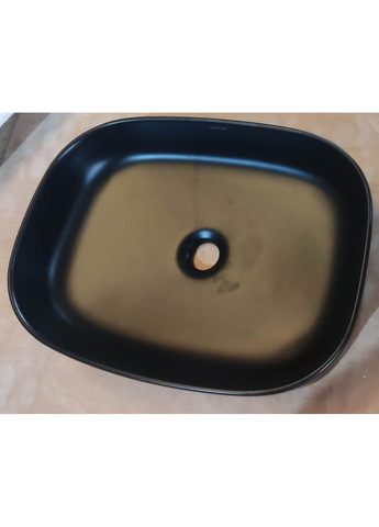 Раковина накладная Premium BEVEL-0103 BLACK 510х370х120mm (MP6520) Mixxus (332054368)