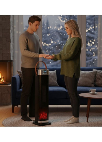 Електричний тепловентилятор Portable Fan Heater HQ30-300BS для побутового використання (2104618786) No Brand (368576293)