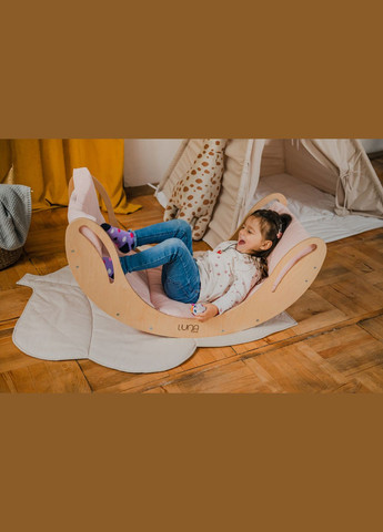 Дитяче ліжечкокачалка Smile Colourful 2 LunaToys (306552659)