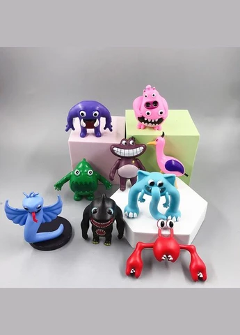 Детский сад Банбана фигурки Garten of Banban банбан Радужные друзья Rainbow Friends Райнбоу френдс фигурки 9 шт 5- 7,5см Shantou (298290518)