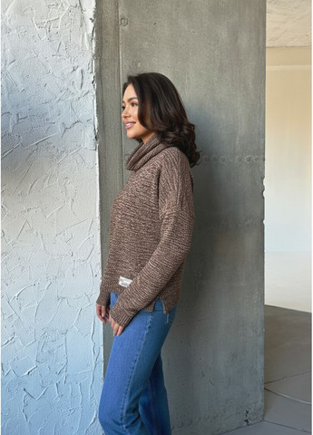 Джемпер прямого крою з коміром «хомут» INNOE Гольф (362289022)