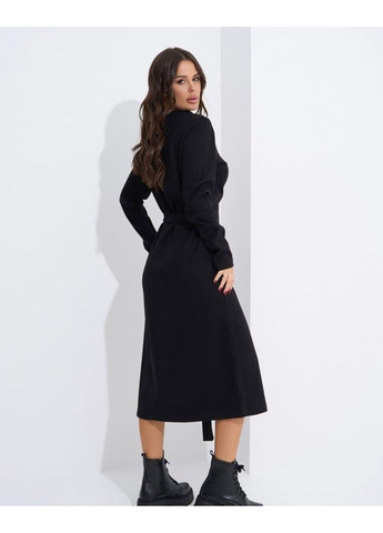 Черное повседневный платья 14951 черный ISSA PLUS