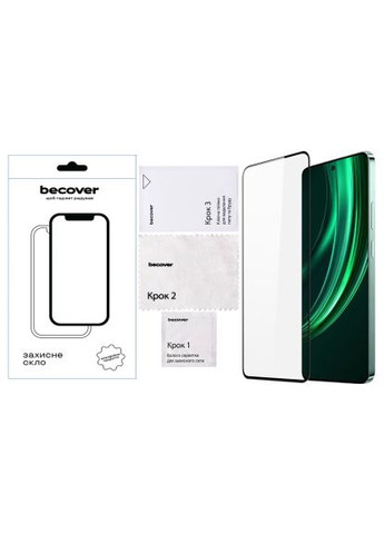 Скло захисне (712501) BeCover Realme 13 5G Black (366515105)