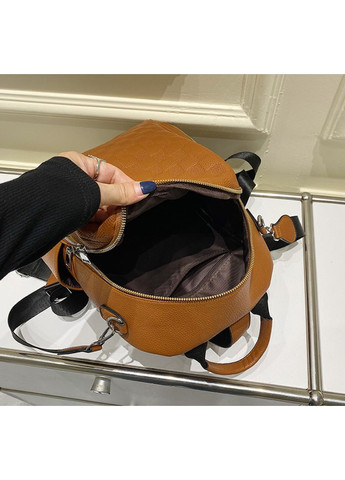 Женский городской рюкзак трансформер из экокожи сумка для повседневного использования в клеточку ProDobro (363135719)