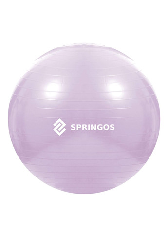 М'яч для фітнесу (фітбол) Anti-Burst Violet Springos fb0011 (275095566)