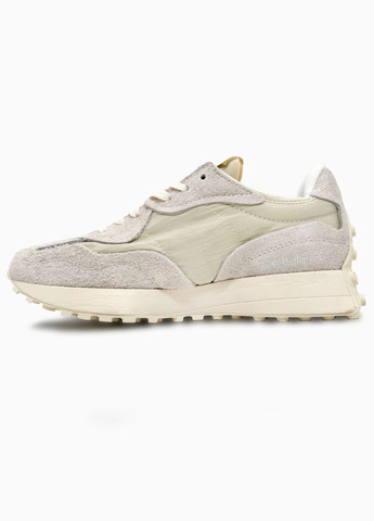 Кроссовки женские New Balance 327 Casual Beige | Нью Беланс 327 бежевые No Brand бежевые демисезоны (340916033)