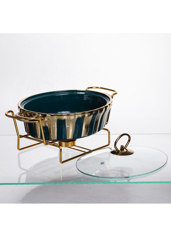 Мармитница фарфоровая для вторых блюд 1 л Yiwu JY-5 No Brand (366830578)