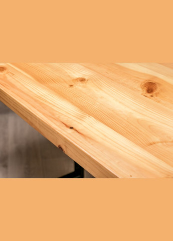 Стіл із прямокутними краями L (сосна) Стіл з вирізами для гаджетів та інших речей EcoWalnut (294342581)