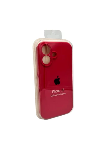 Чохол для смартфона Silicone Full Case AA для Apple iPhone 16 20, China Red (FullAAi16-20) No Brand Camera Protect (383133830)