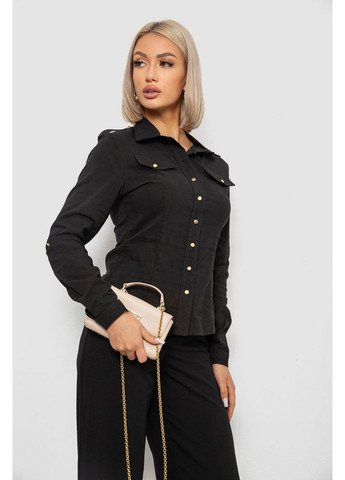 Черная рубашка Ager