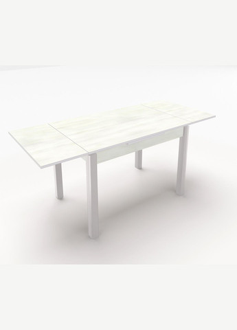 Стол обеденный раскладной Марсель 900 Белый/Белое дерево (10000060) Fusion Furniture (341525486)