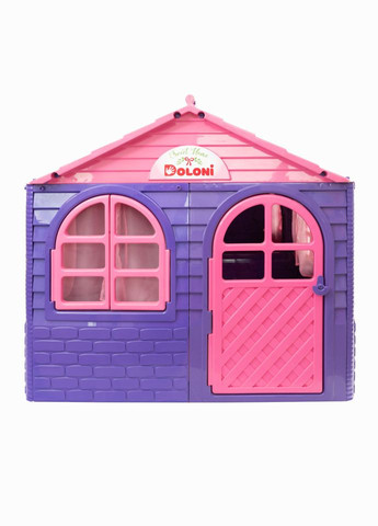Дитячий ігровий Будиночок зі шторками 02550/20 пластиковий Doloni (335076883)