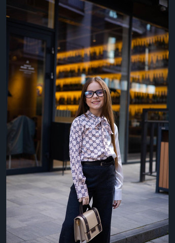 Брюки Палаццо трикотаж "Гусяча лапка" IRmAS шкільні (329999016)