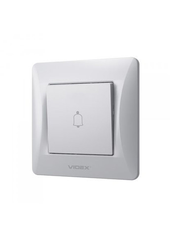 Кнопка звонка серебряный шелк BINERA Videx (366298325)