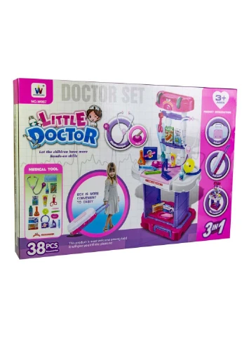 Дитячий набір лікаря з валізою Little Doctor 38 предметів No Brand (280918291)