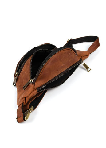 Шкіряна бананка з передньою кишенею RB-30351-3md TARWA (319710780)