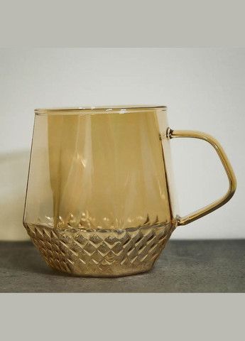 Набір чашок SUNSET з боросилікатного скла 2 шт 400 мл VT-5105-400 (135077) Vittora (324590000)