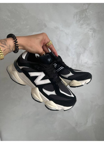 Кросівки жіночі і чоловічі New Balance 9060 Black/White | Нью Баланс 9060 чорні No Brand чорні демісезони (348419319)