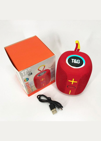 Портативна Bluetooth колонка TG658 8W з RGB підсвіткою, колонка для вечірки. Колір: червоний TG (372908488)