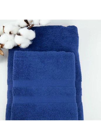 Рушник для обличчя банне Tender Touch Navy Р-04139-27906 70х140 см індиго ТЕП комбінований