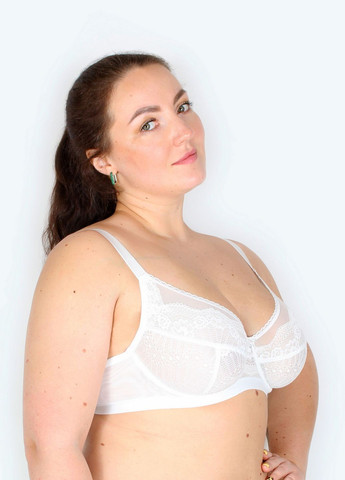 Білий бюстгальтер Acousma з кісточками