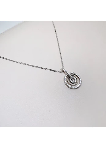 Колье серебряное с кубическим цирконием 45 3,15 г No Brand (382677108)