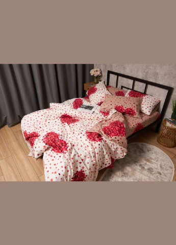 Пододеяльник Бязь Gold Люкс Полуторный Евро 160 x 220 см (MS-870000411) Moon&Star Petal Heart (303576572)