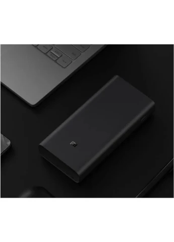 Повербанк 20000 mAh 50W, чорний, зі швидкою зарядкою Quick Charge 3.0 Xiaomi Mi PowerBank (360543534)