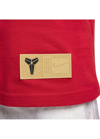 Червона футболка чоловіча kobe max90 basketball red Nike