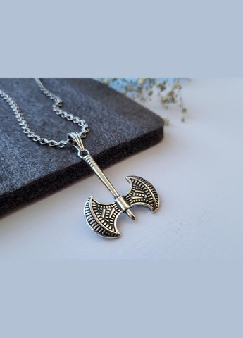 Серебряная подвеска оберег амулет Топор Перуна черненное серебро 925 пробы (АРТ.89036ч) 11.80г No Brand (306743207)