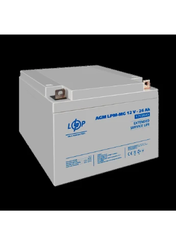 Аккумулятор мультигелевый AGM LPM-MG 12 - 26Ah LogicPower (386024718)