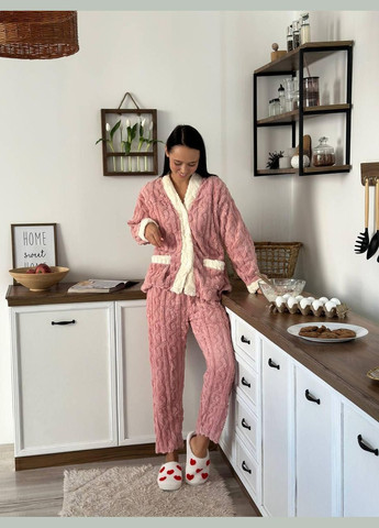 Розовая женская пижама розовая xs (3148/1) GT