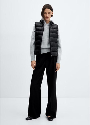 Теплая базовая перешитая стеганная жилетка жилет на синтепоне Mango (360974303)