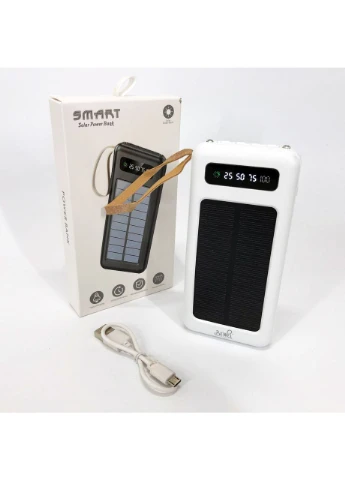 Power Bank Solar Smart 1015 зарядное устройство на солнечной батарее 20000mAh с индикатором заряда JN-95 UKC (378153295)