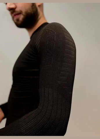 Термофутболка з довгим рукавом чоловіча XPerience, Military Black, Accapi (334670539)